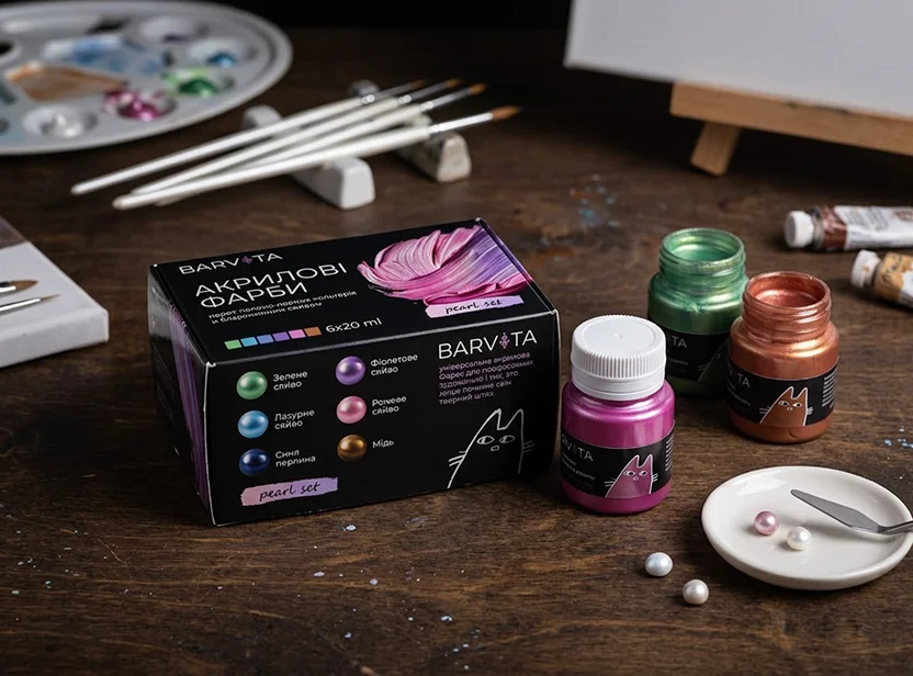 Barvita cosmetics brand identity and packaging designed by Cinnaboner